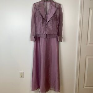 JS Collections Dress With Sheer Jackets Size 8